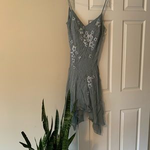 Brand new sequined blue dress from Neiman Marcus